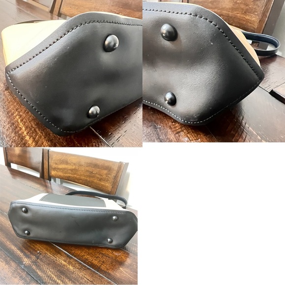 ZAC Posen Two-Tone Black and Tan Women's Bag - Picture 6 of 9